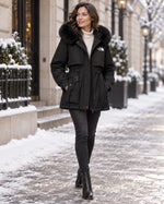 Faux Fur Hooded Parka