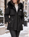 Faux Fur Hooded Parka