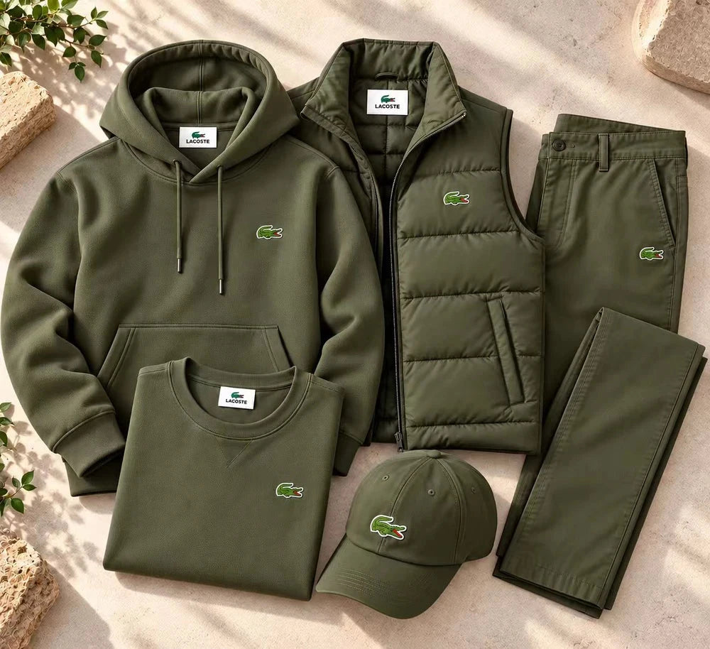 Men’s Premium 5-Piece Autumn Winter Outfit Set