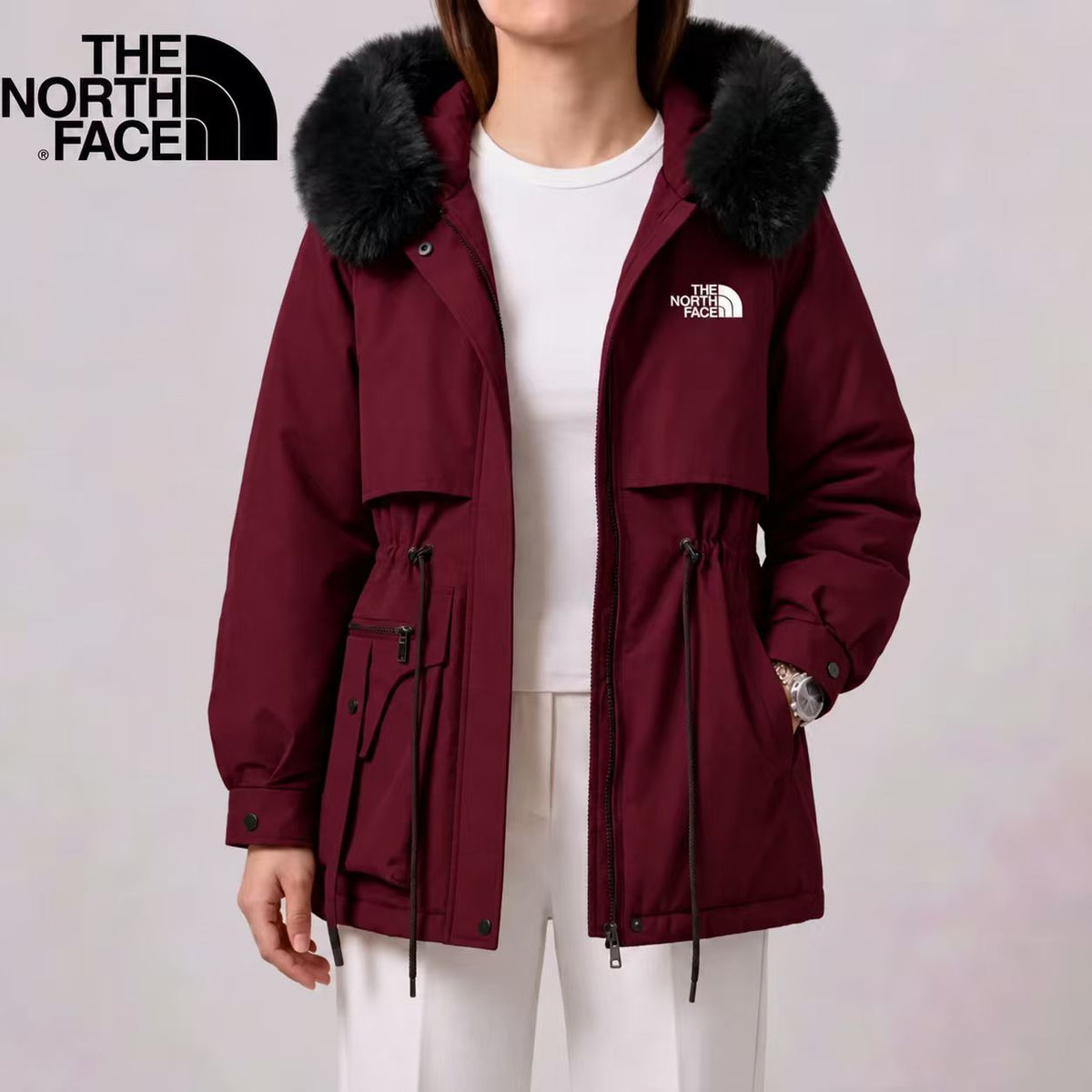 Faux Fur Hooded Parka