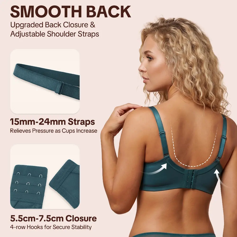 HSIA Enchante Floral Lace Plus Size Minimizer Bra