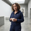 Waffle Quarter-Zip Hoodie Set