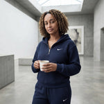 Waffle Quarter-Zip Hoodie Set