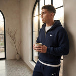 Waffle Quarter-Zip Hoodie Set
